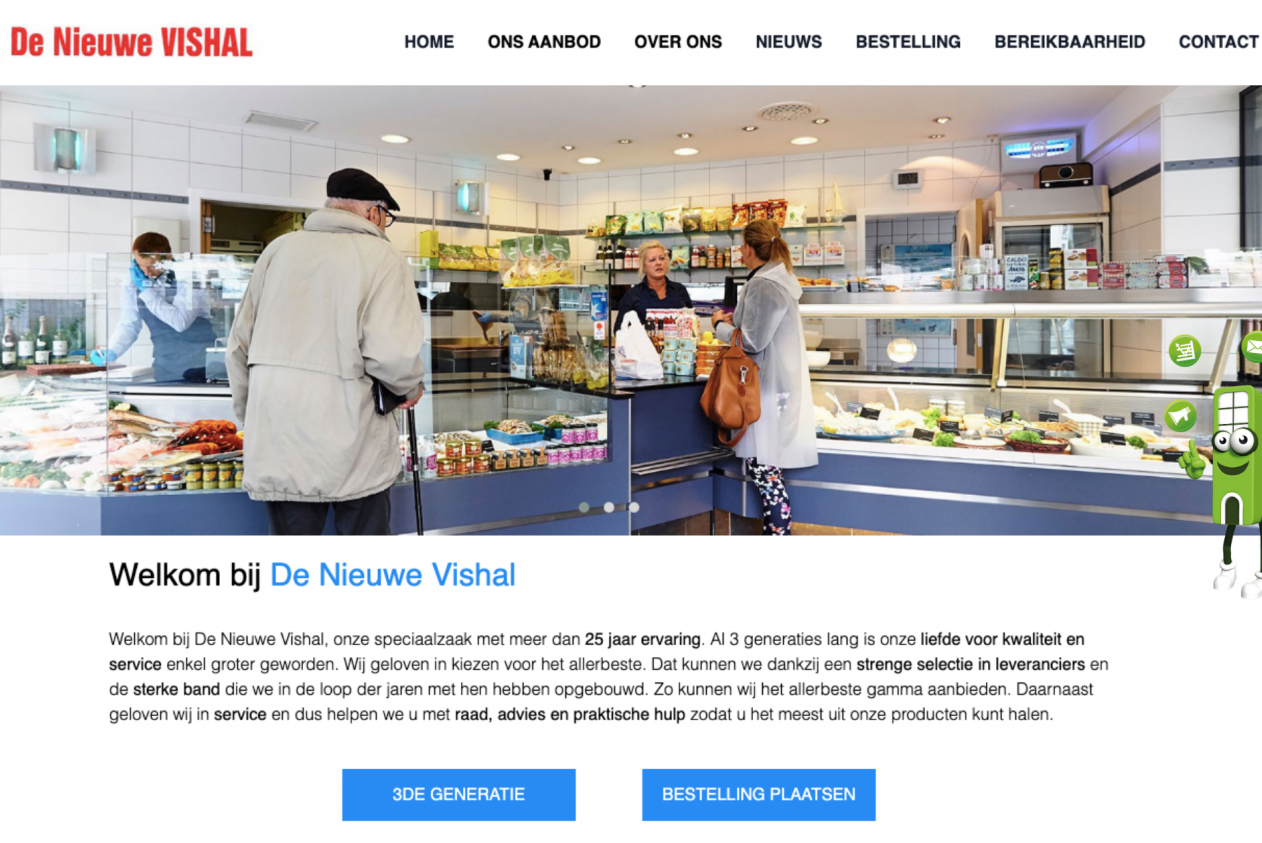 De Nieuwe VISHAL: website in een nieuw jasje en nu ook een webshop erbij 